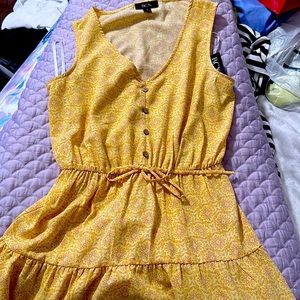 Yellow dress short BCX